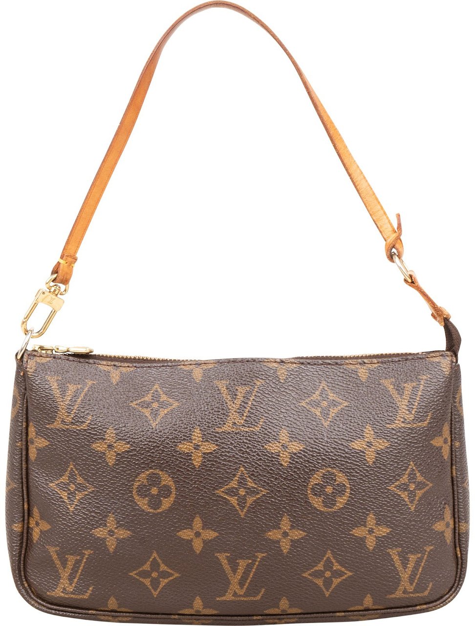 Louis Vuitton Monogram Canvas Pochette Accessoires Handbag Bruin
