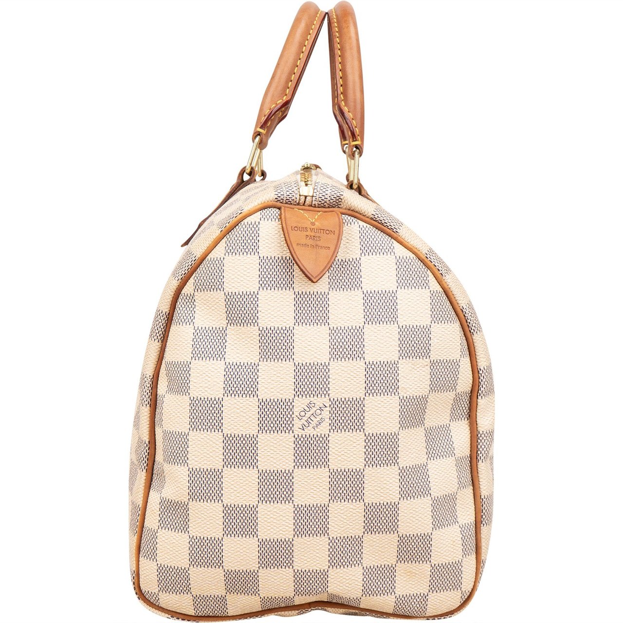 Louis Vuitton Monogram Damier Azur Canvas Speedy 30 Handbag Divers