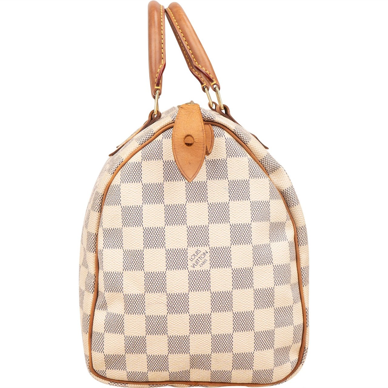 Louis Vuitton Monogram Damier Azur Canvas Speedy 30 Handbag Divers