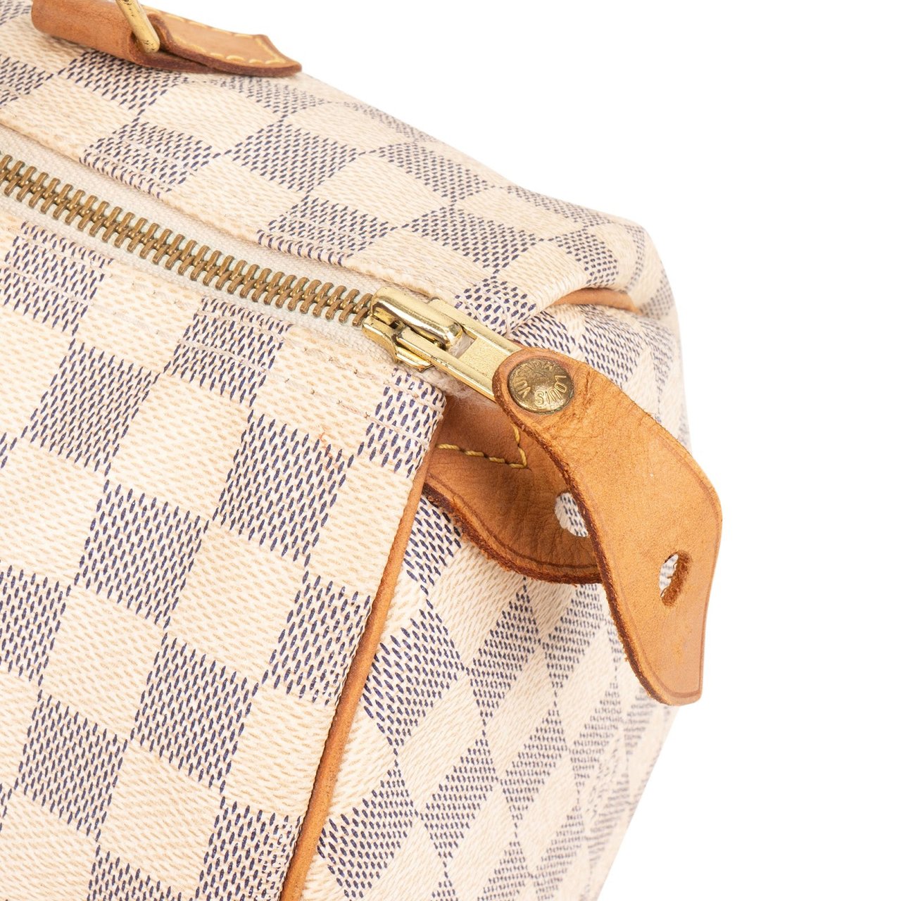 Louis Vuitton Monogram Damier Azur Canvas Speedy 30 Handbag Divers