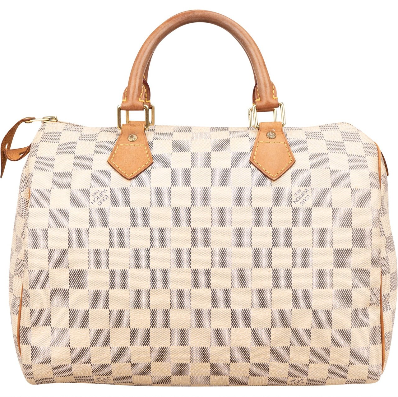 Louis Vuitton Monogram Damier Azur Canvas Speedy 30 Handbag Divers