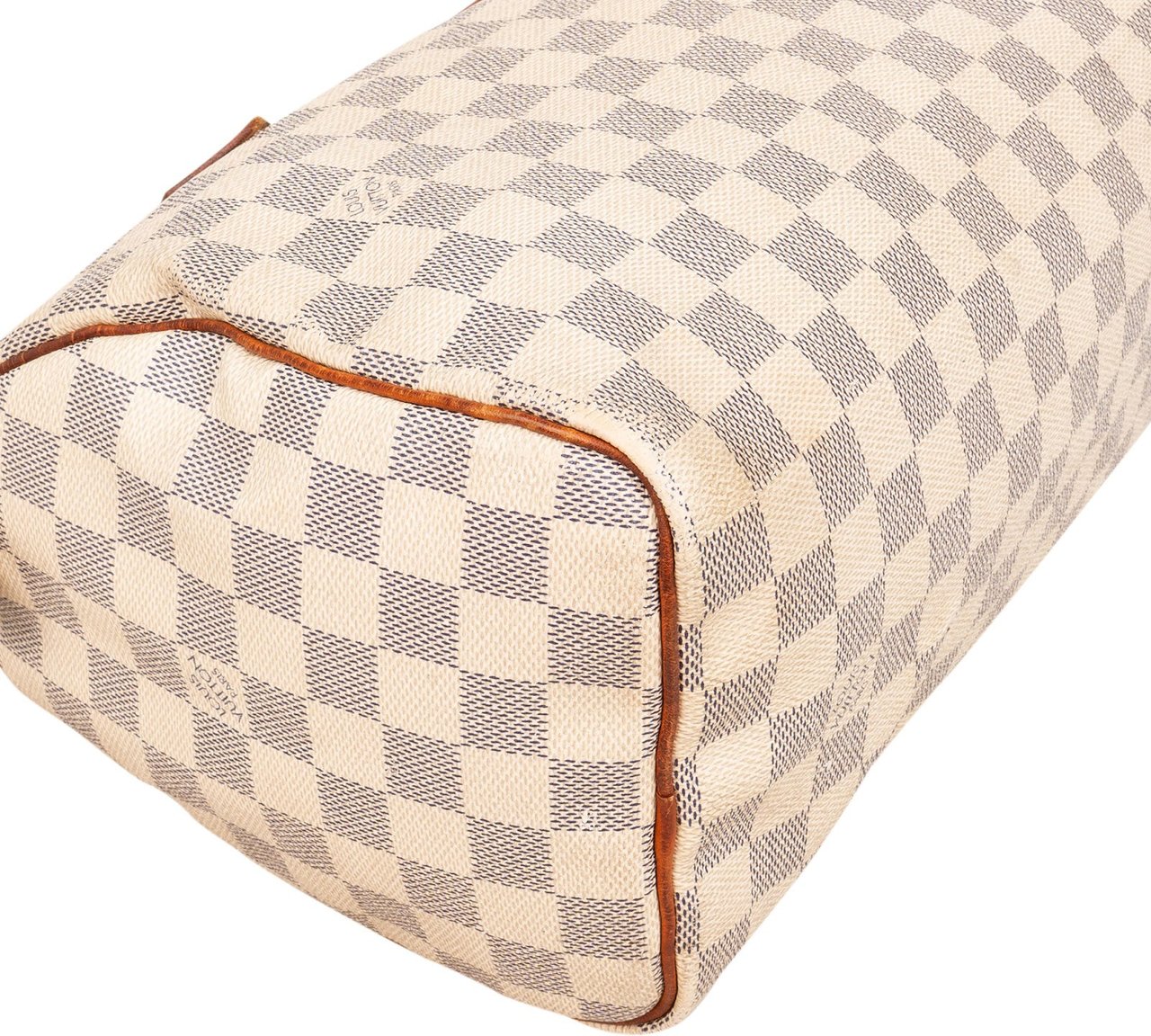 Louis Vuitton Monogram Damier Azur Canvas Speedy 25 Handbag Beige