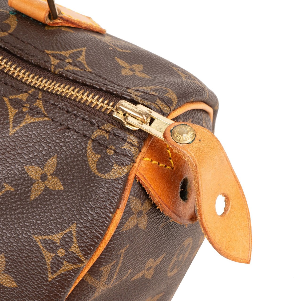 Louis Vuitton Monogram Canvas Speedy 25 Handbag Bruin