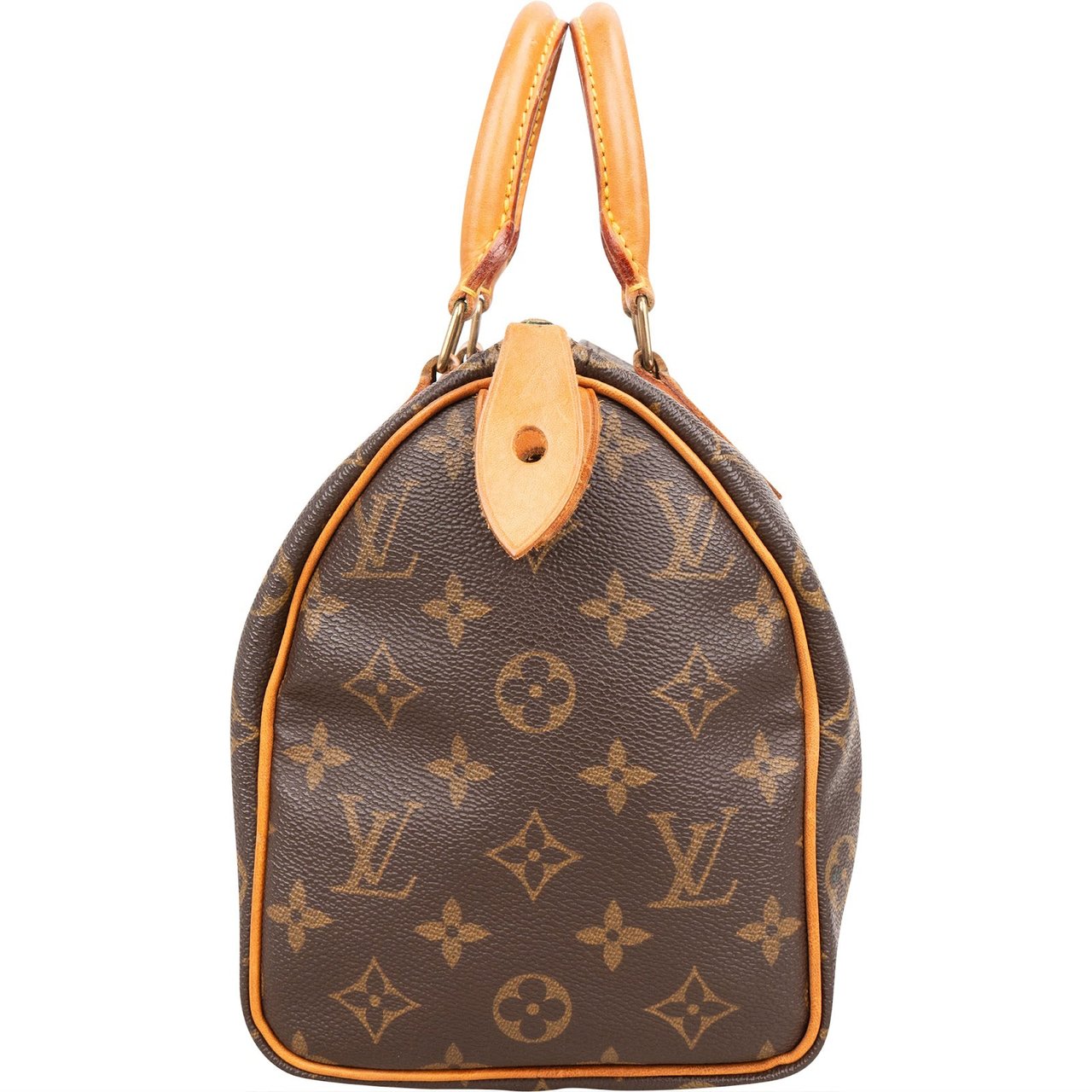Louis Vuitton Monogram Canvas Speedy 25 Handbag Bruin