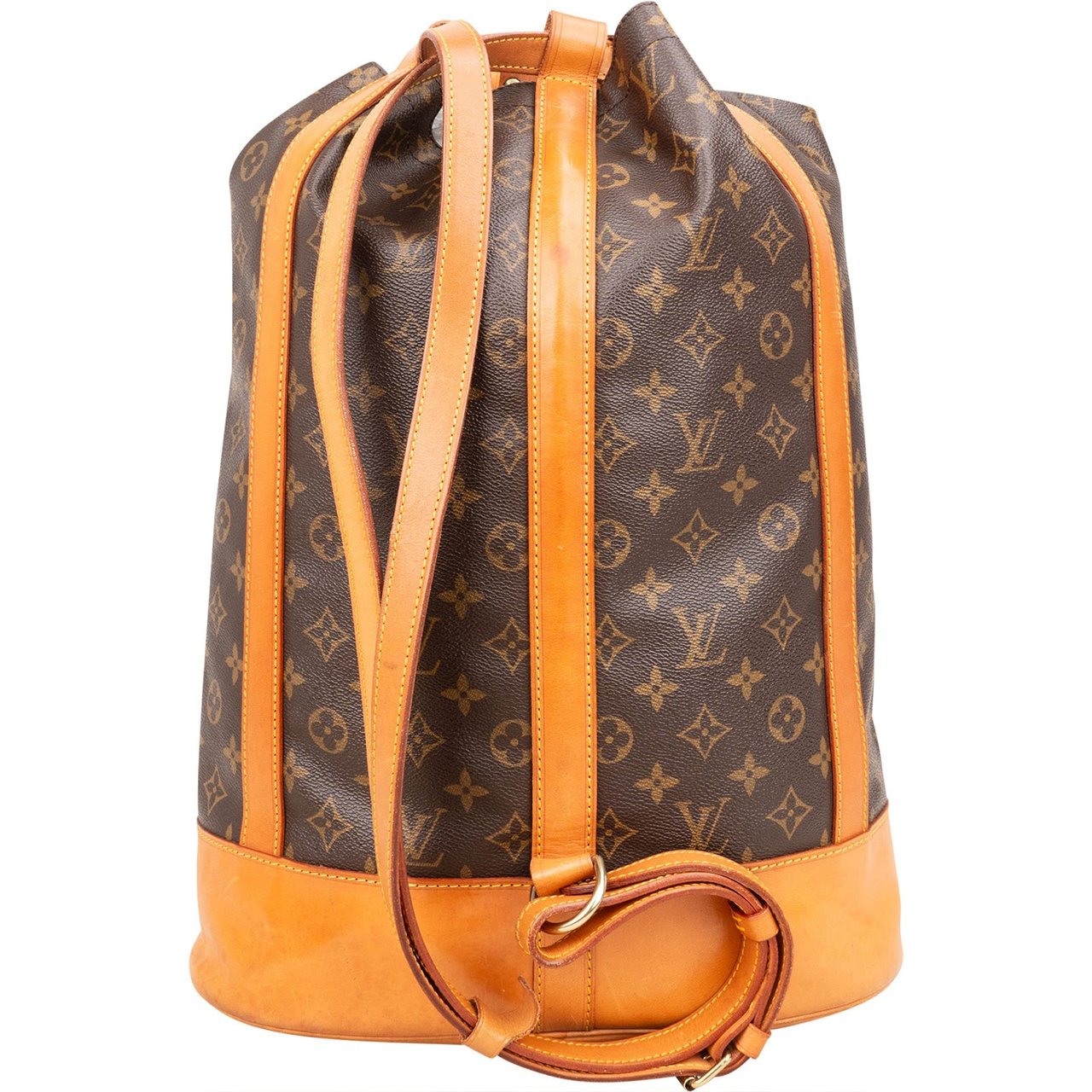 Louis Vuitton Monogram Canvas Randonnee GM Backpack Shoulder Bag Bruin