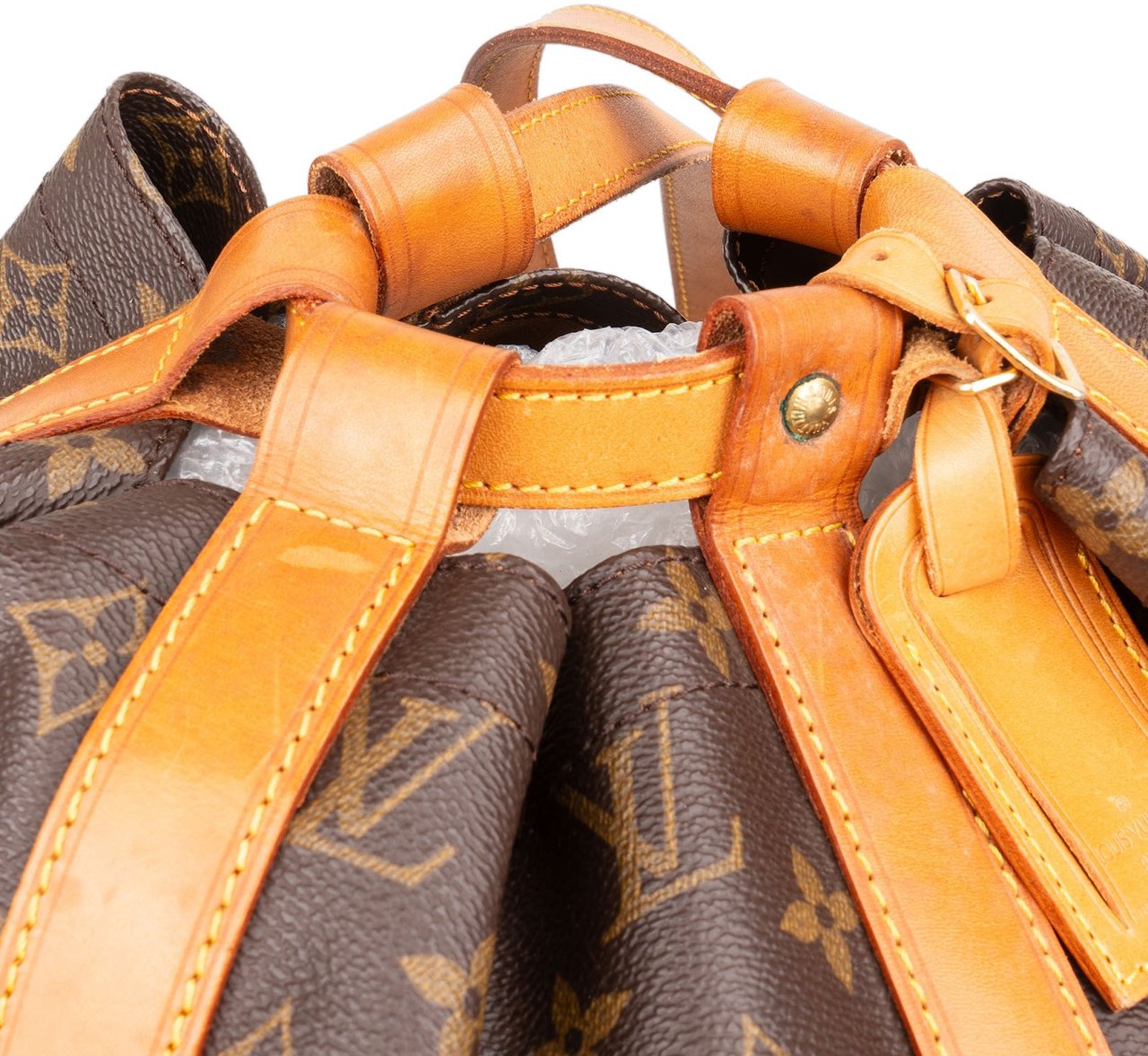 Louis Vuitton Monogram Canvas Randonnee GM Backpack Shoulder Bag Bruin
