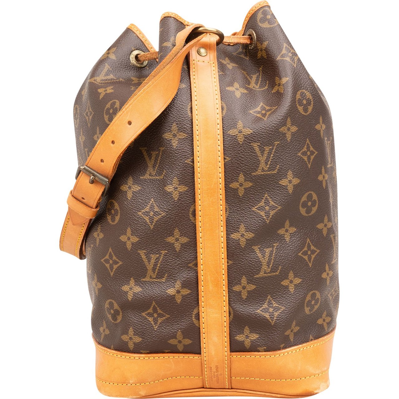 Louis Vuitton Monogram Canvas Sac Noé Grande Shoulder Bag Bruin