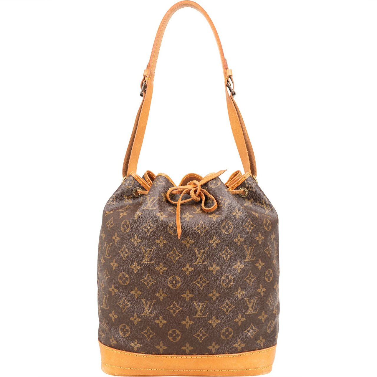 Louis Vuitton Monogram Canvas Sac Noé Grande Shoulder Bag Bruin