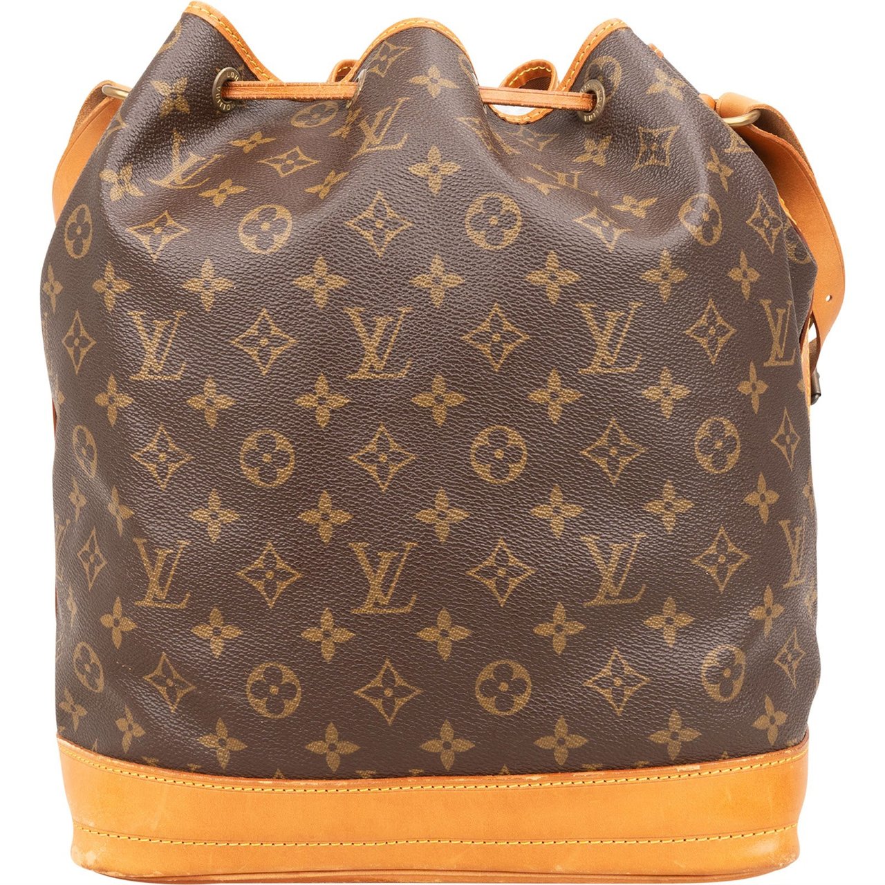 Louis Vuitton Monogram Canvas Sac Noé Grande Shoulder Bag Bruin