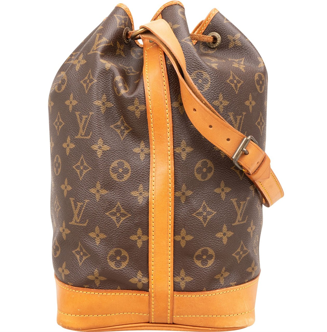 Louis Vuitton Monogram Canvas Sac Noé Grande Shoulder Bag Bruin