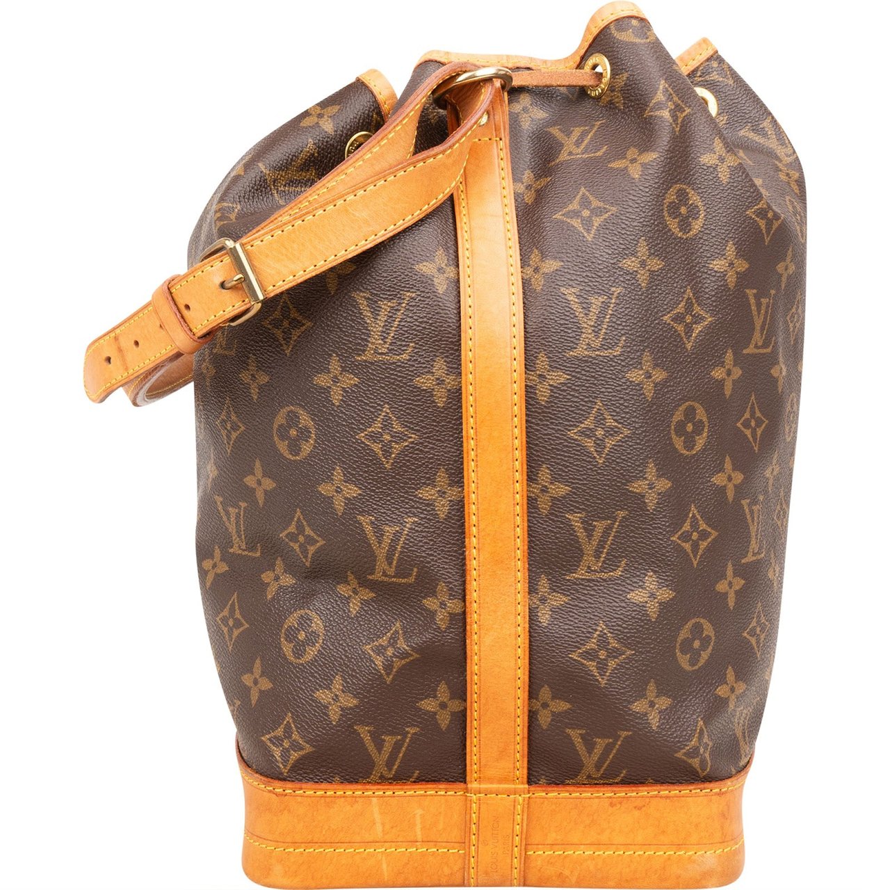 Louis Vuitton Monogram Canvas Sac Noé Grande Shoulder Bag Bruin