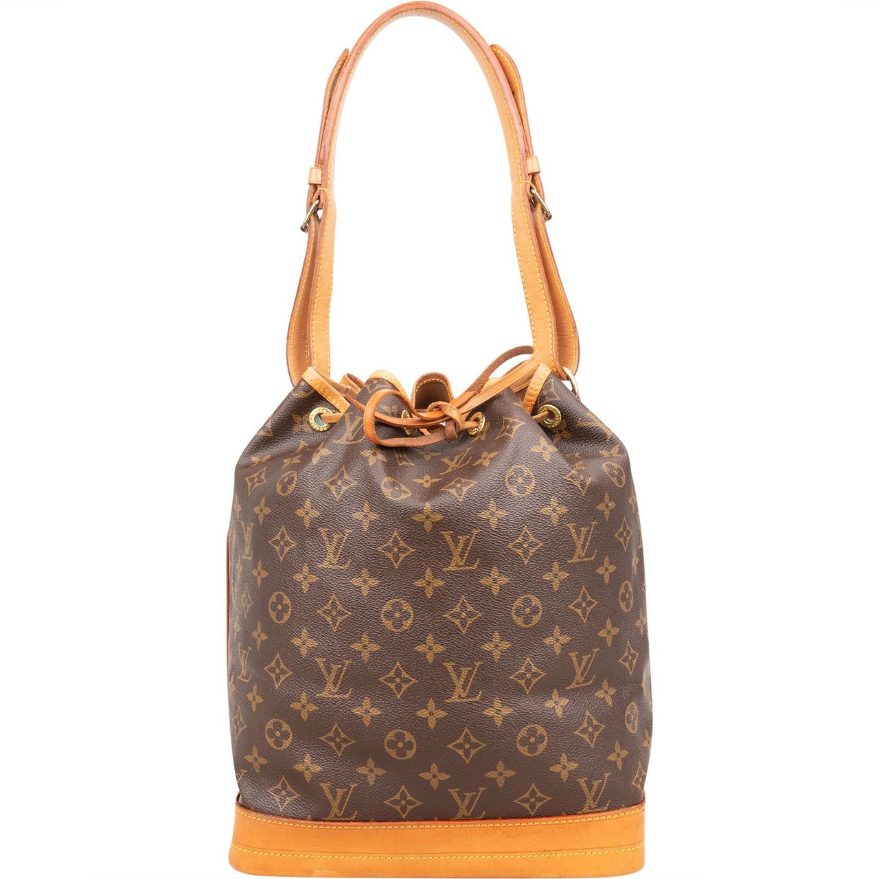 Louis Vuitton Monogram Canvas Sac Noé Grande Shoulder Bag Bruin