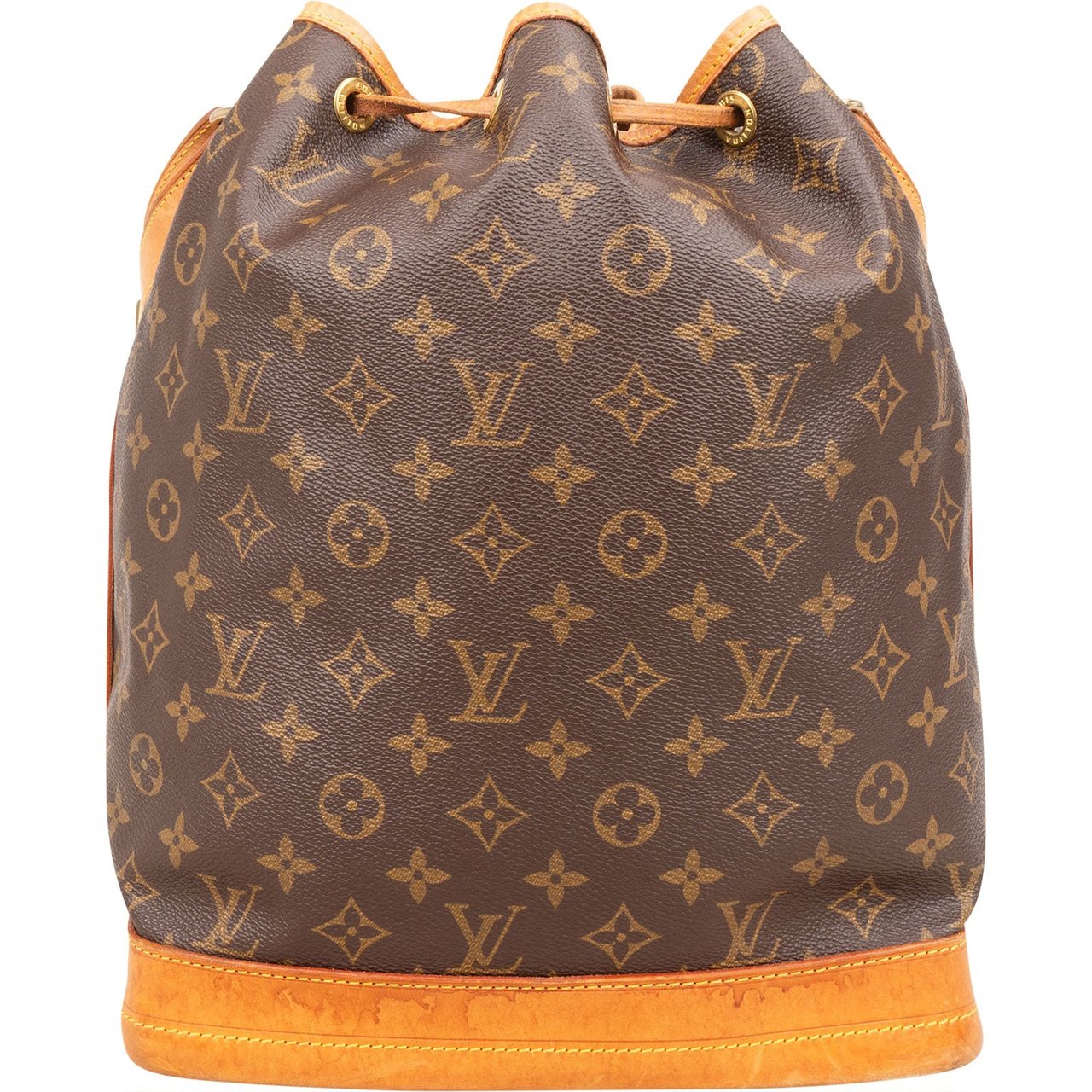Louis Vuitton Monogram Canvas Sac Noé Grande Shoulder Bag Bruin