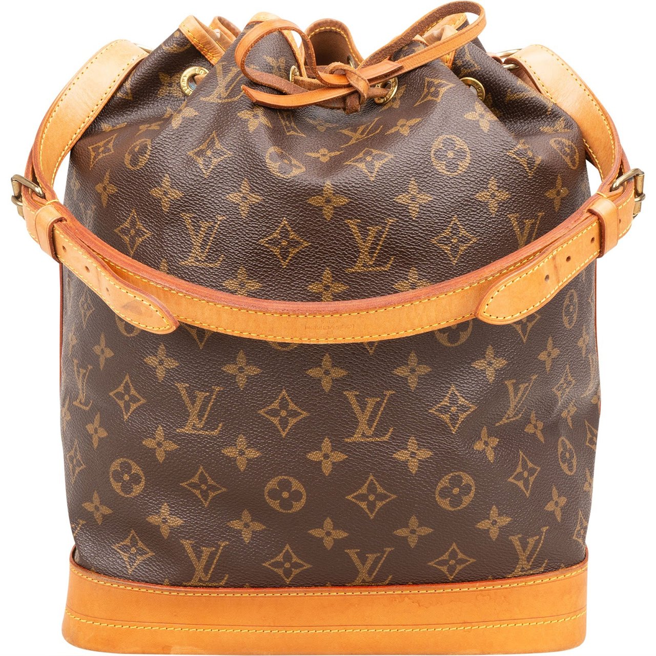 Louis Vuitton Monogram Canvas Sac Noé Grande Shoulder Bag Bruin