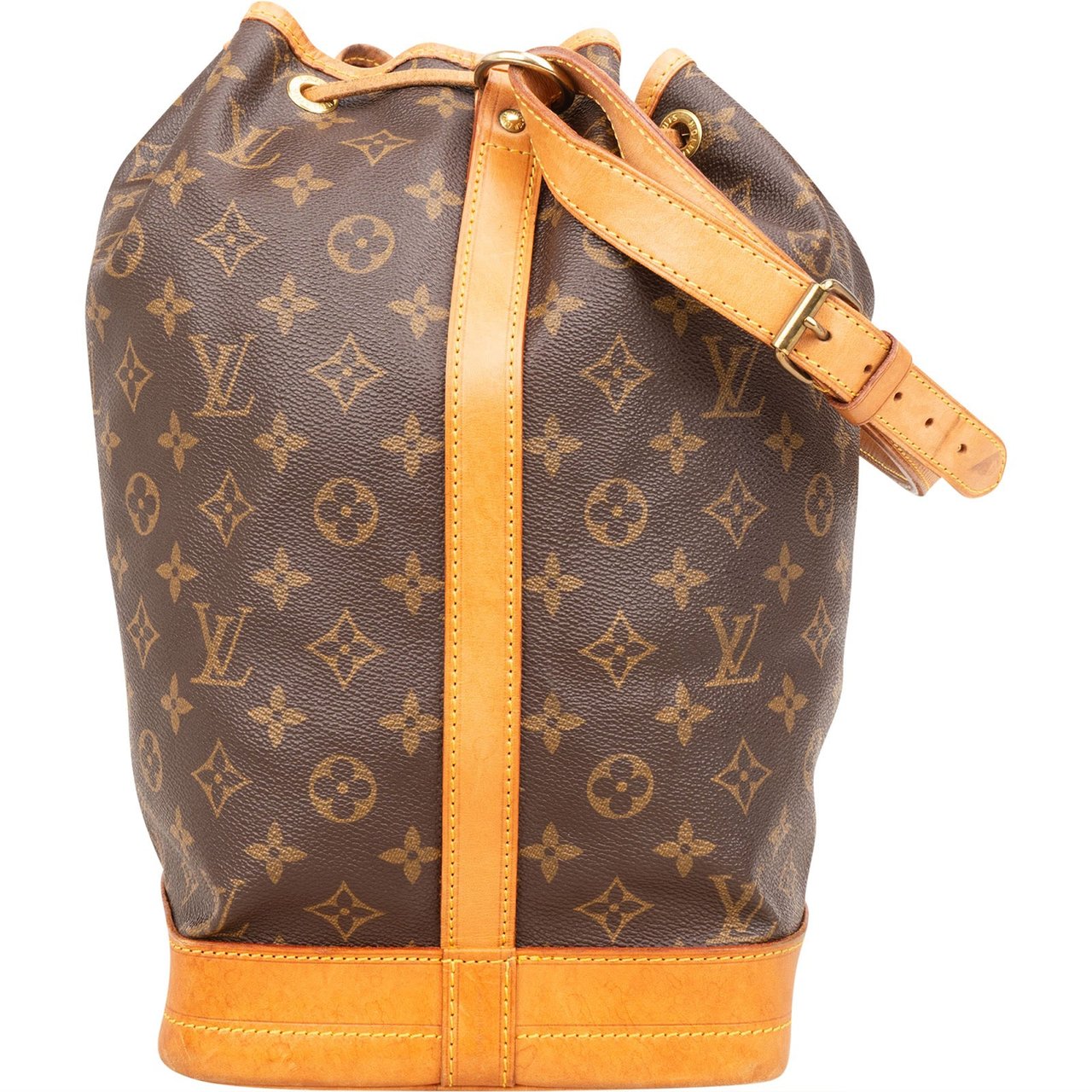 Louis Vuitton Monogram Canvas Sac Noé Grande Shoulder Bag Bruin