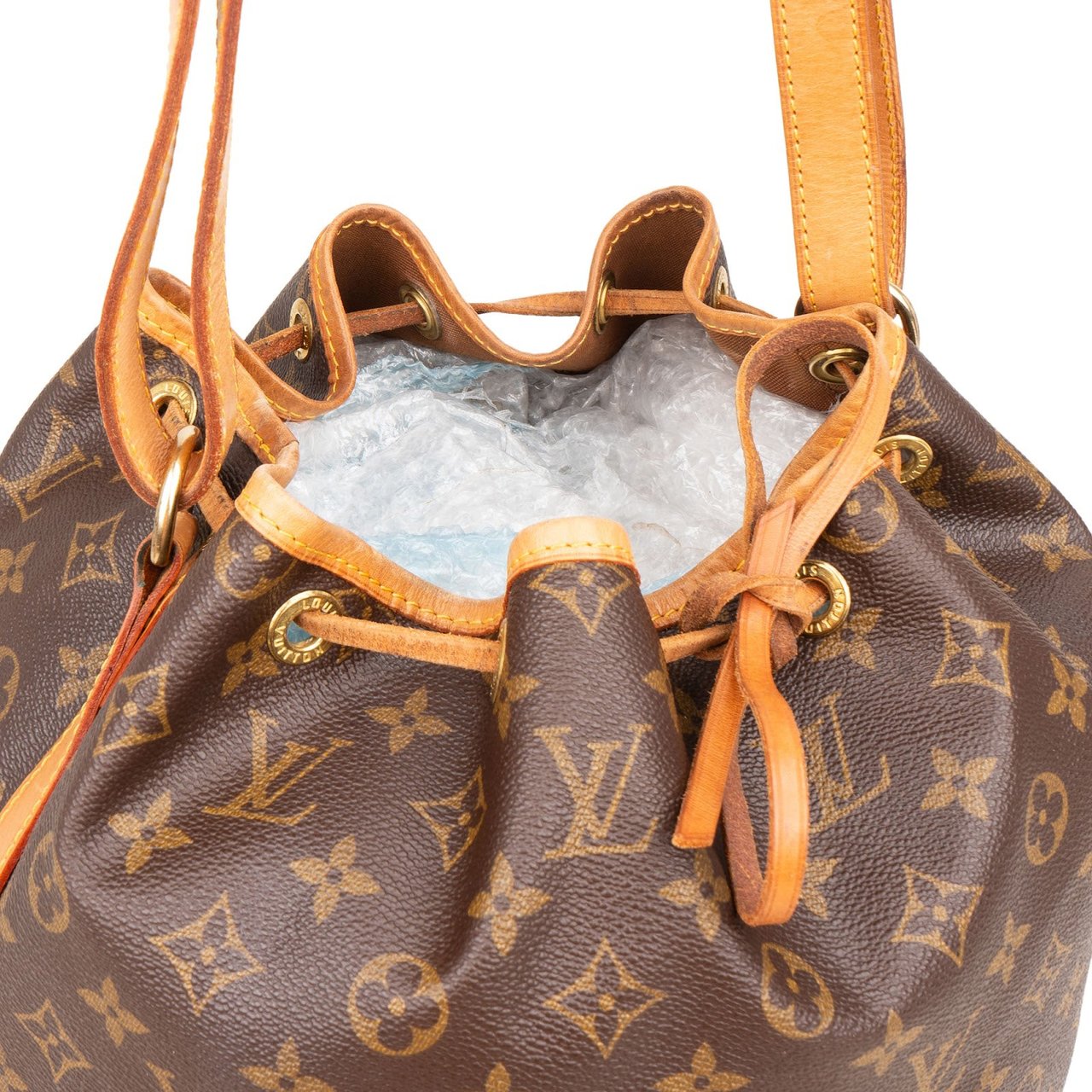 Louis Vuitton Monogram Canvas Sac Noé Grande Shoulder Bag Bruin