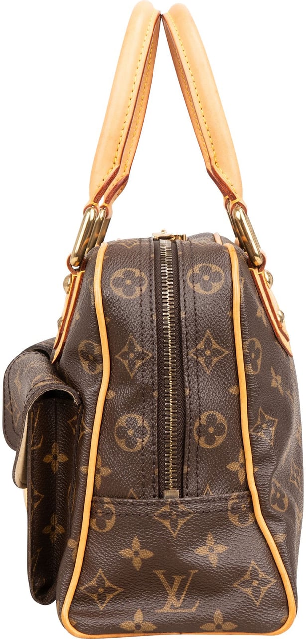 Louis Vuitton Monogram Canvas Manhattan PM Handbag Bruin