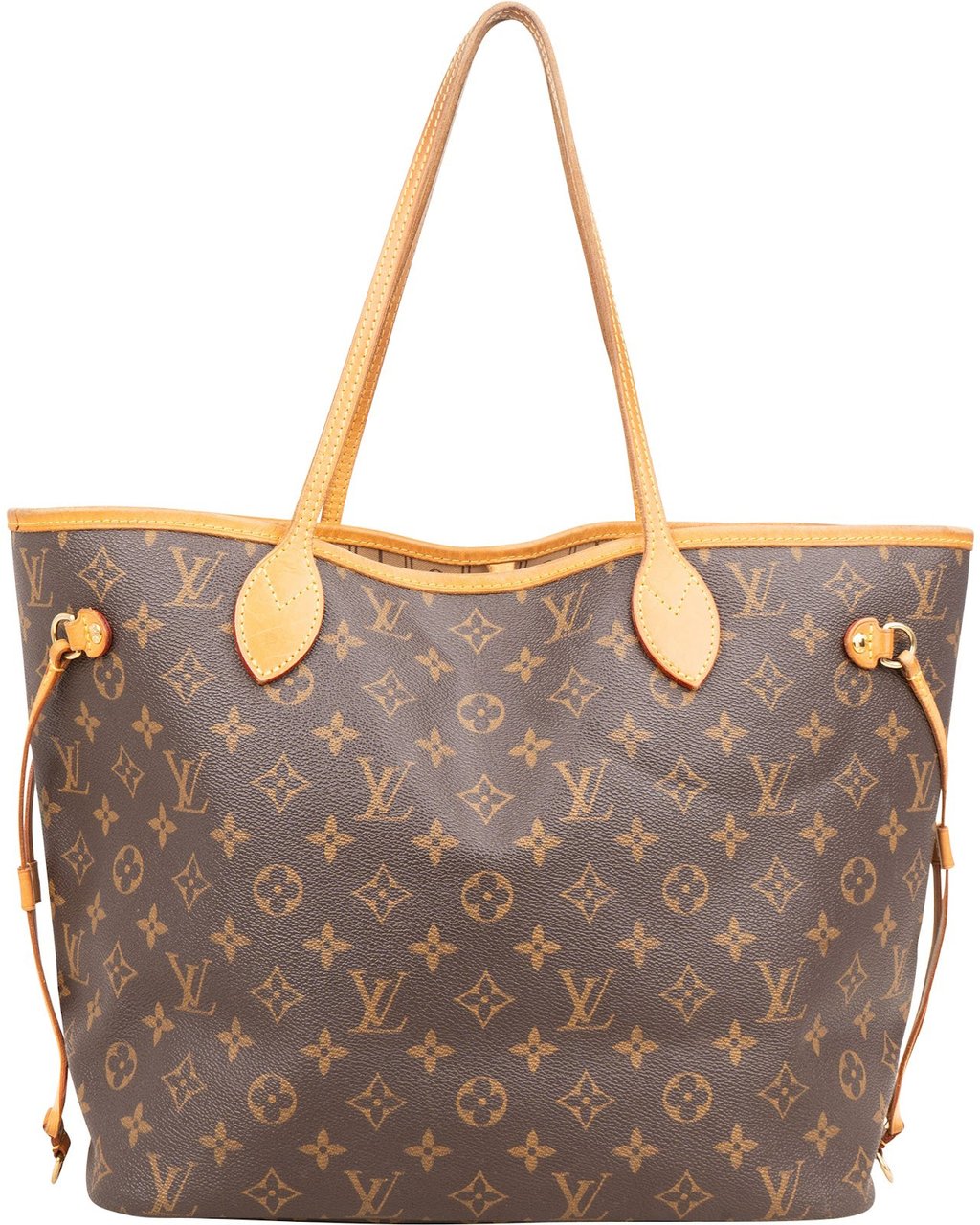 Louis Vuitton Monogram Canvas Neverfull MM Shoulder Bag Bruin