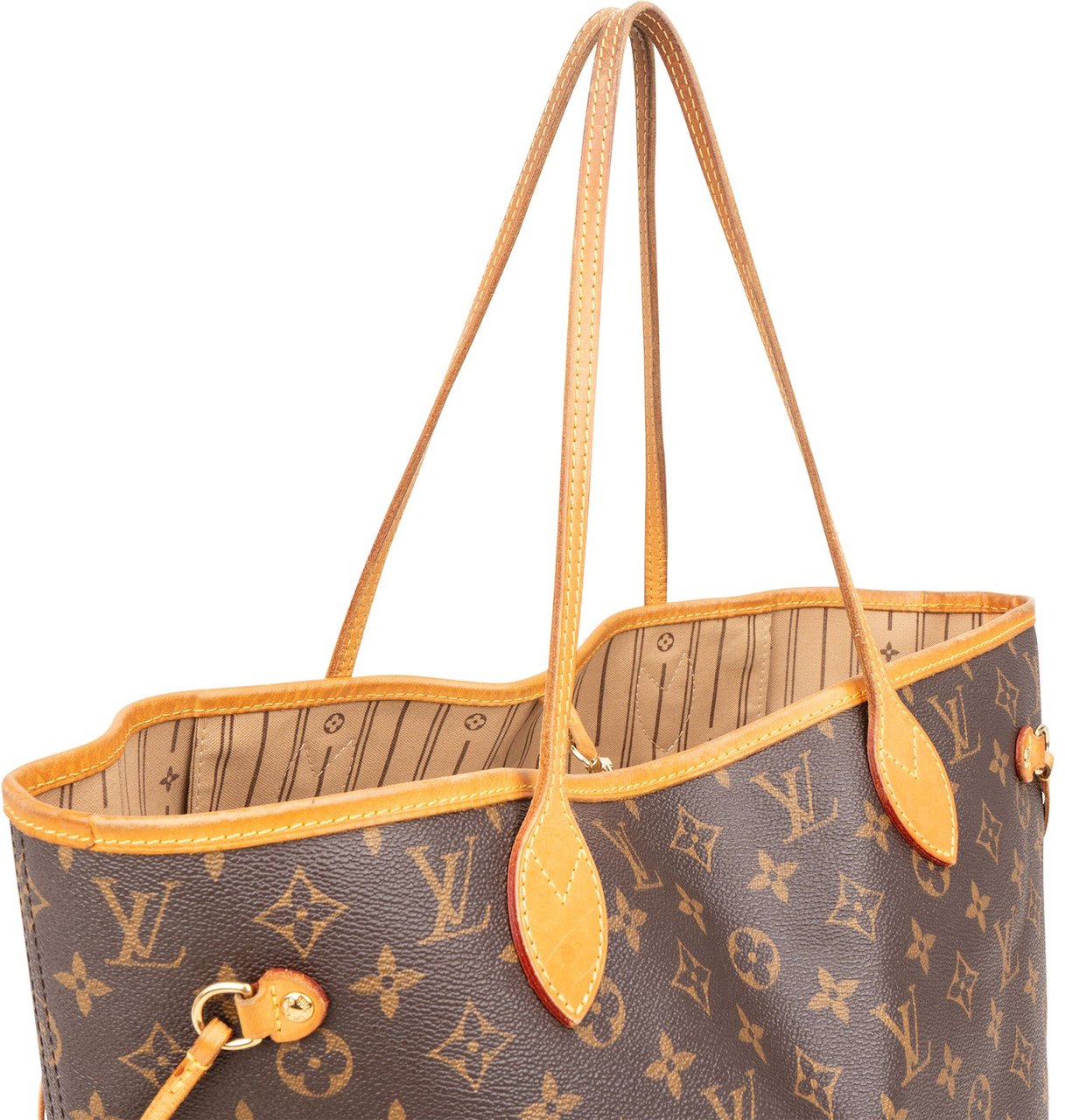 Louis Vuitton Monogram Canvas Neverfull MM Shoulder Bag Bruin