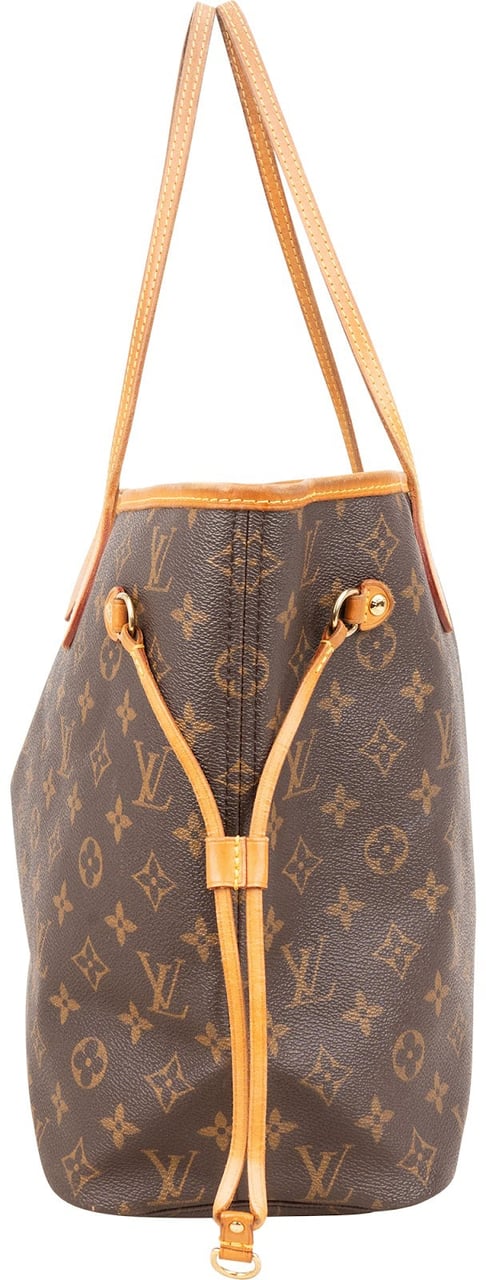 Louis Vuitton Monogram Canvas Neverfull MM Shoulder Bag Bruin
