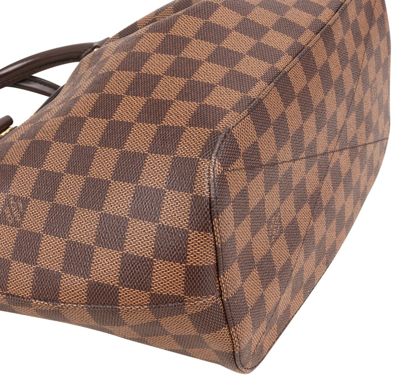 Louis Vuitton Monogram Damier Ebene Siena MM Handbag Bruin