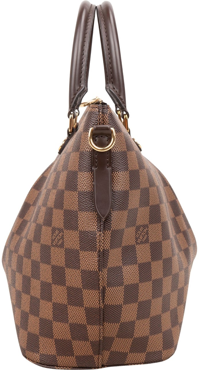 Louis Vuitton Monogram Damier Ebene Siena MM Handbag Bruin