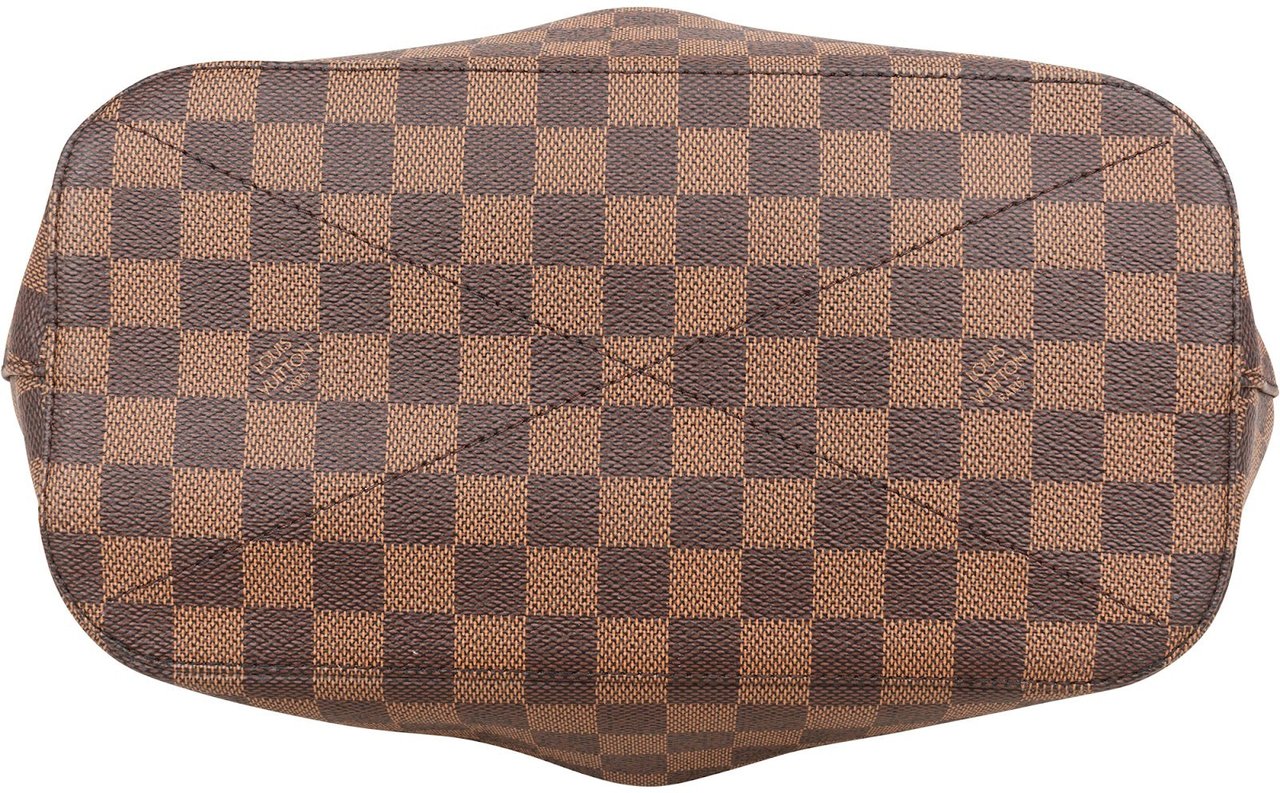 Louis Vuitton Monogram Damier Ebene Siena MM Handbag Bruin