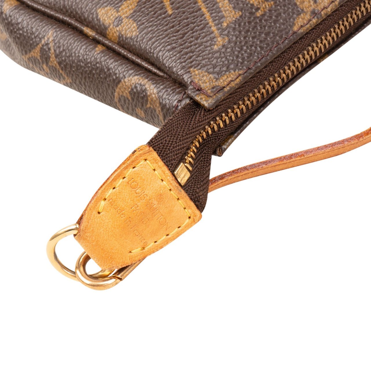 Louis Vuitton Monogram Canvas Pochette Accessoires Handbag Bruin