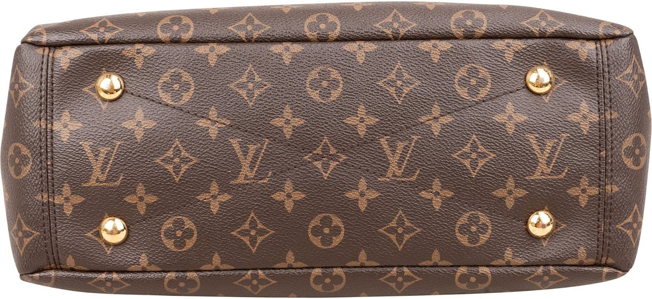 Louis Vuitton Monogram Canvas Pallas MM Handbag Bruin