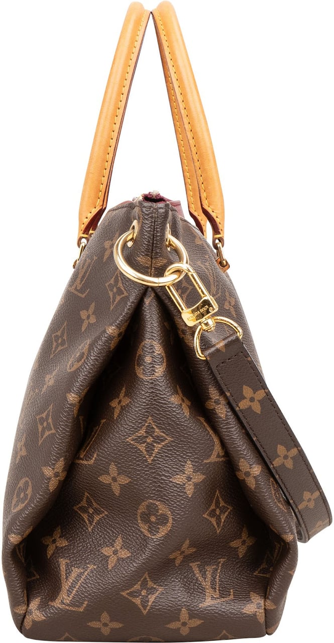Louis Vuitton Monogram Canvas Pallas MM Handbag Bruin