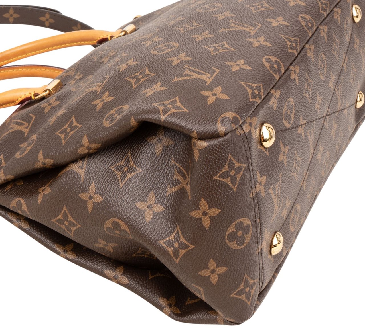 Louis Vuitton Monogram Canvas Pallas MM Handbag Bruin