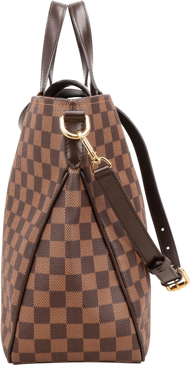Louis Vuitton Monogram Damier Ebene Rosebery Cabas Handbag Bruin