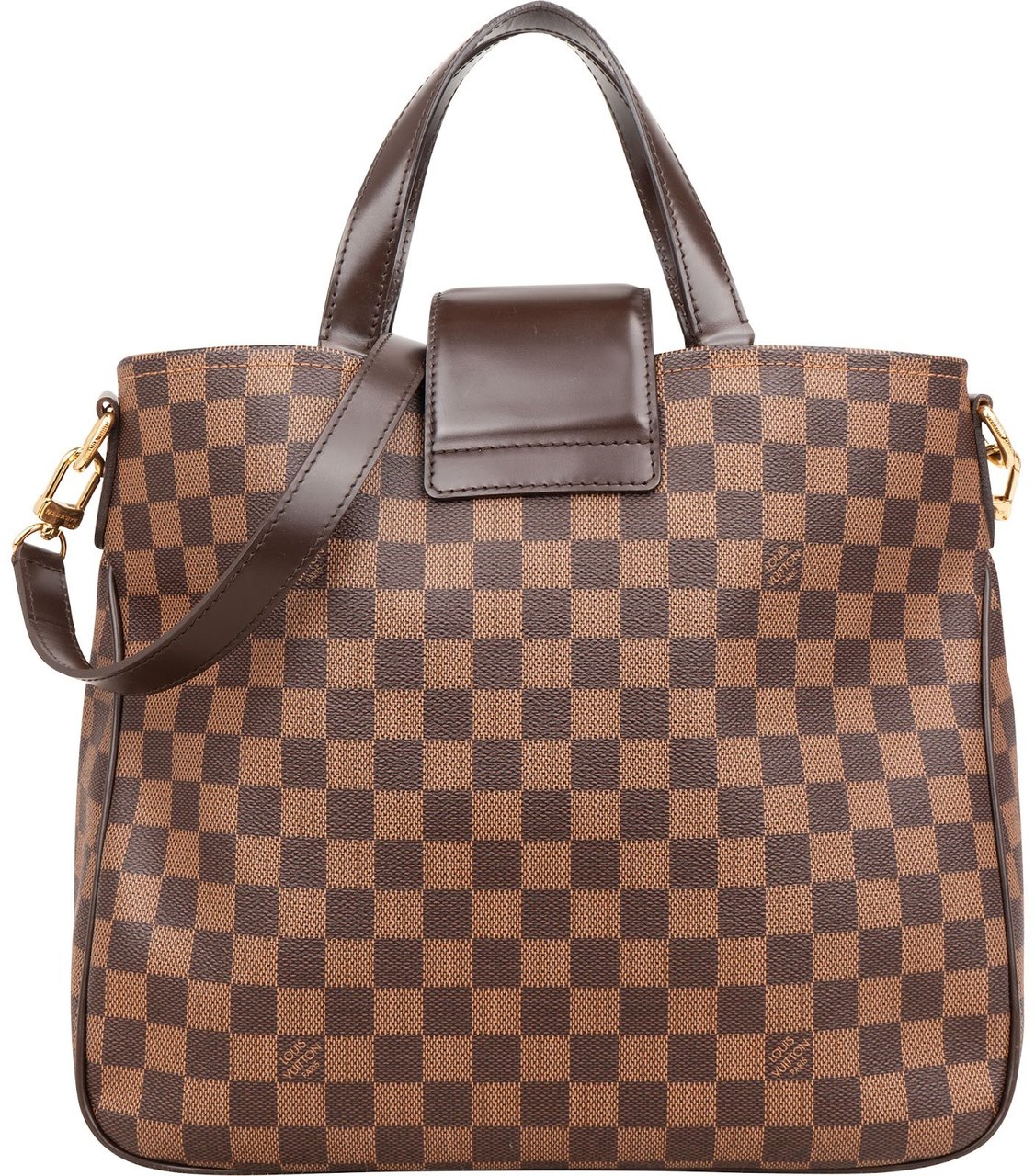 Louis Vuitton Monogram Damier Ebene Rosebery Cabas Handbag Bruin