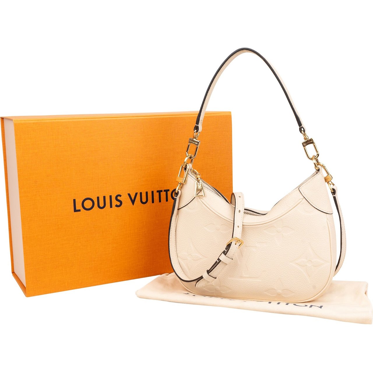 Louis Vuitton Monogram Empreinte Leather Bagatelle NM Shoulder Bag Divers