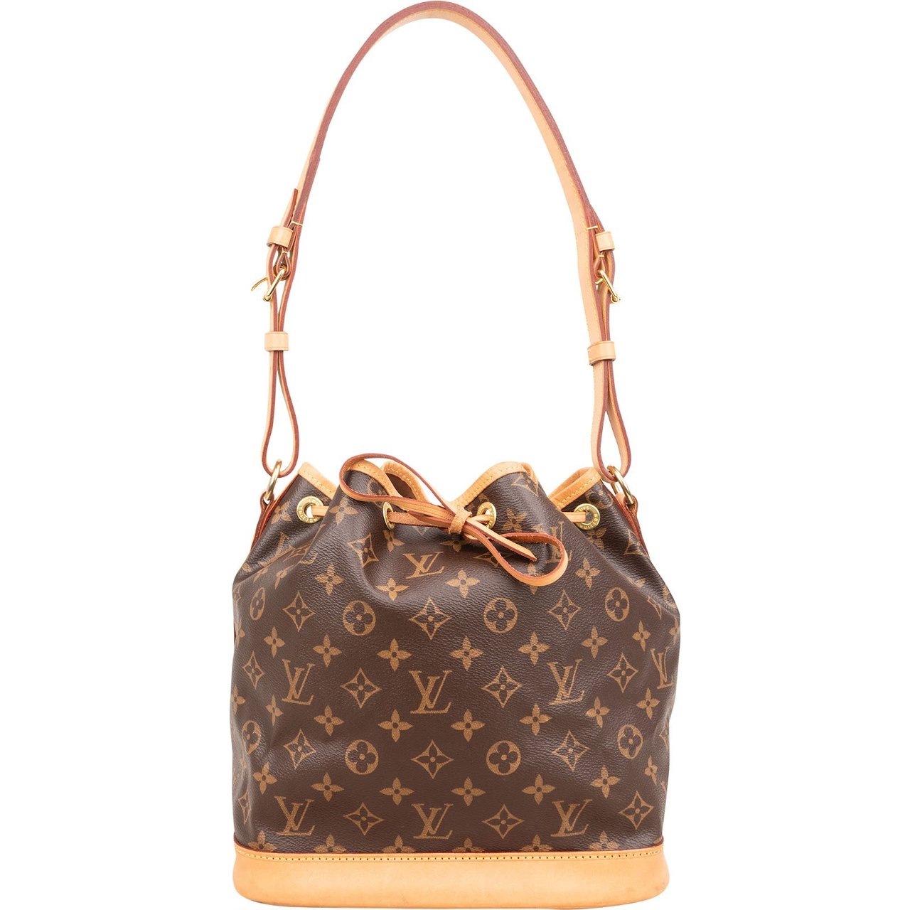 Louis Vuitton Monogram Canvas NM Sac Noé Petit Shoulder Bag Bruin
