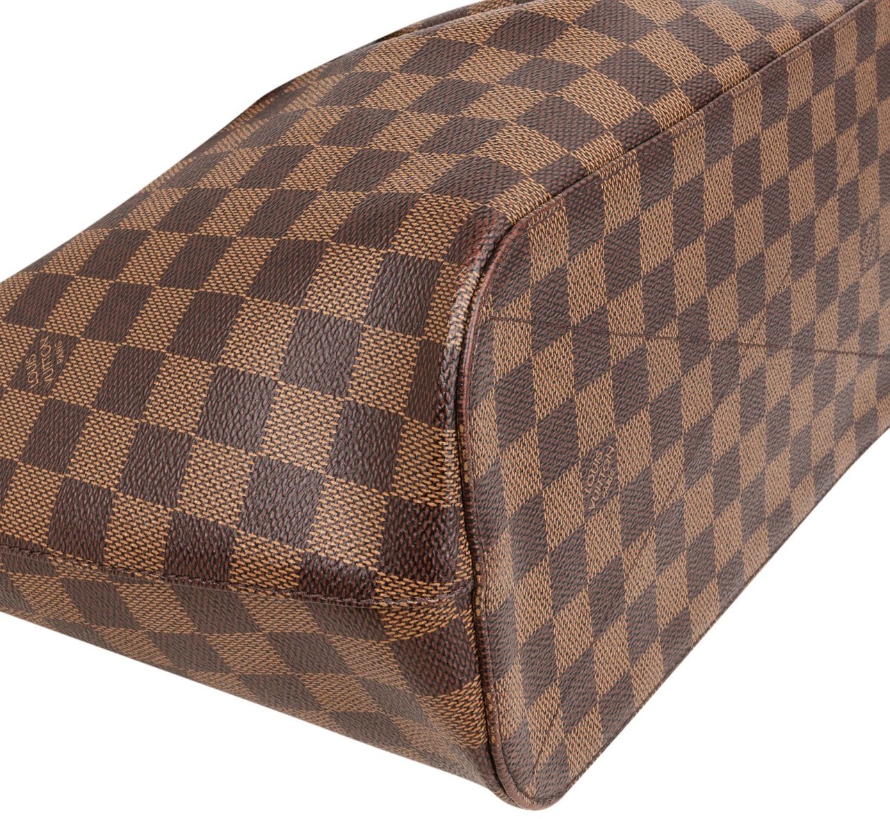 Louis Vuitton Monogram Damier Ebene Siena MM Handbag Bruin
