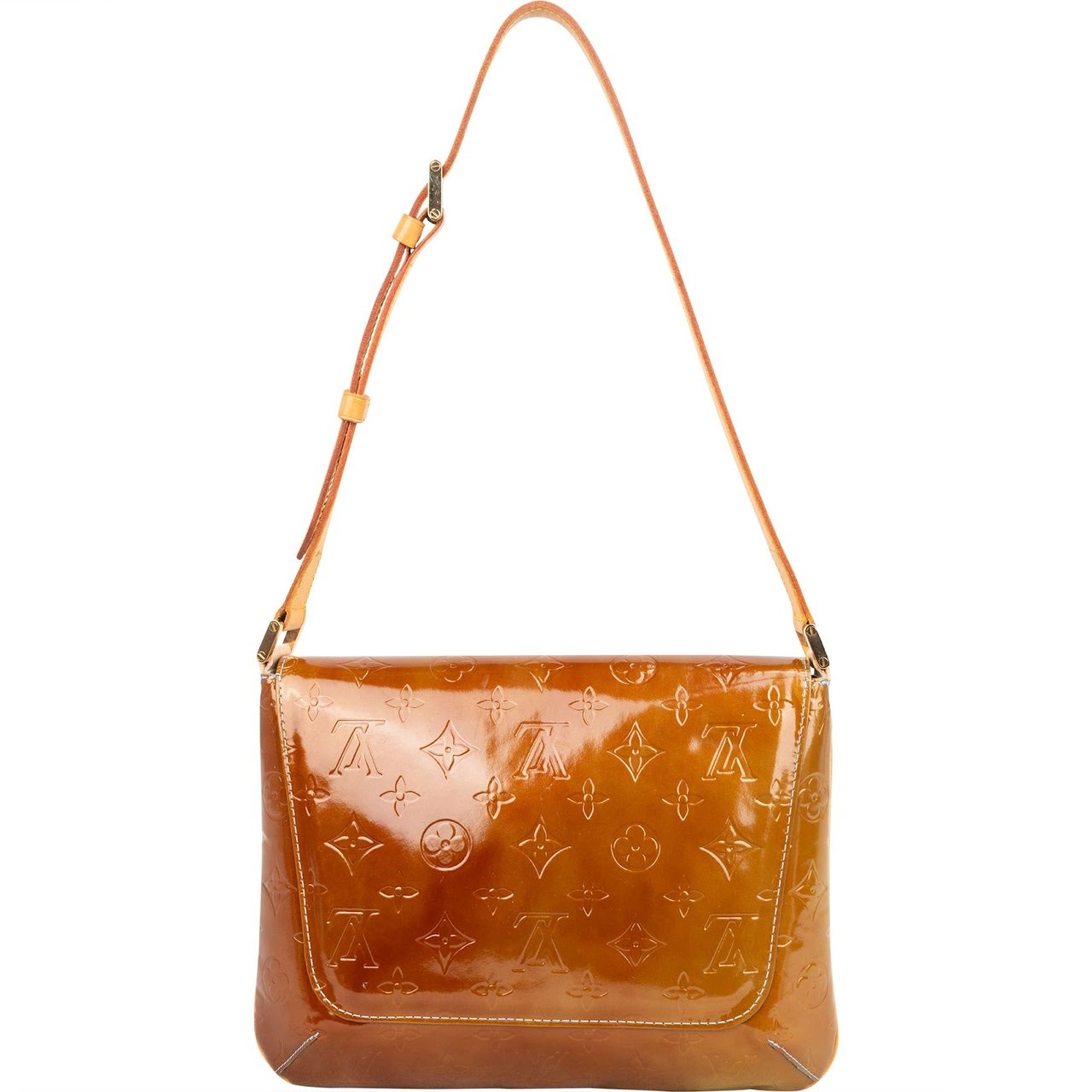 Louis Vuitton Monogram Vernis Leather Thompson Street Shoulder Bag Bruin