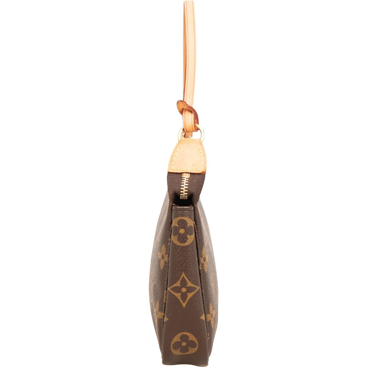 Louis Vuitton Monogram Canvas Pochette Accessoires Handbag Bruin