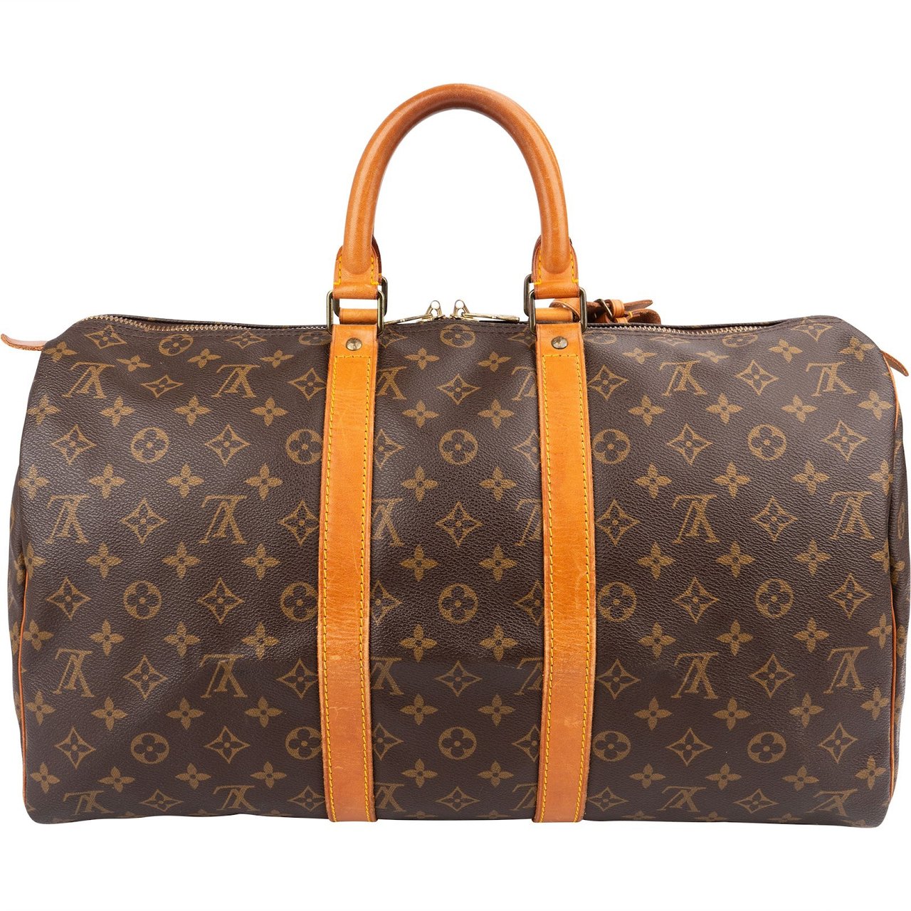 Louis Vuitton Monogram Canvas Keepall 45 Travel Bag Bruin