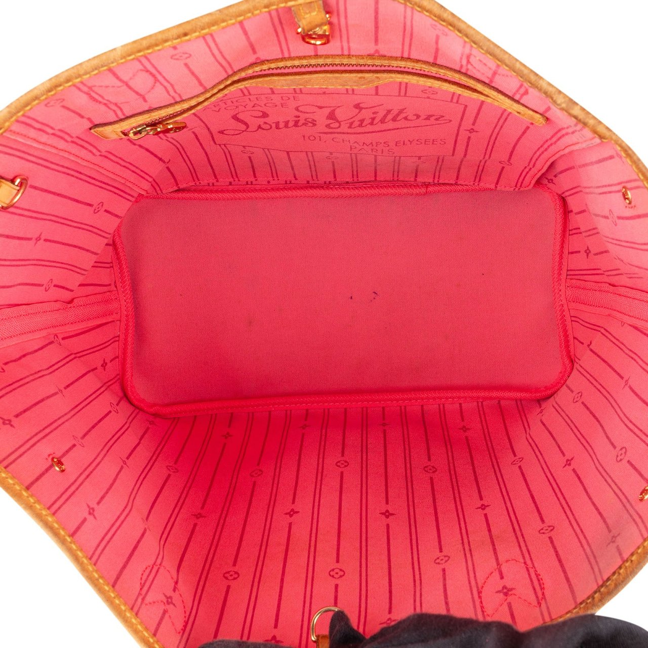 Louis Vuitton Limited Monogram Roses Neverfull MM Shoulder Bag Bruin