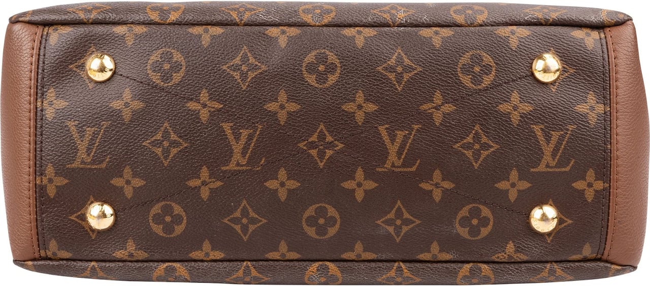 Louis Vuitton Monogram Canvas Pallas MM Handbag Bruin