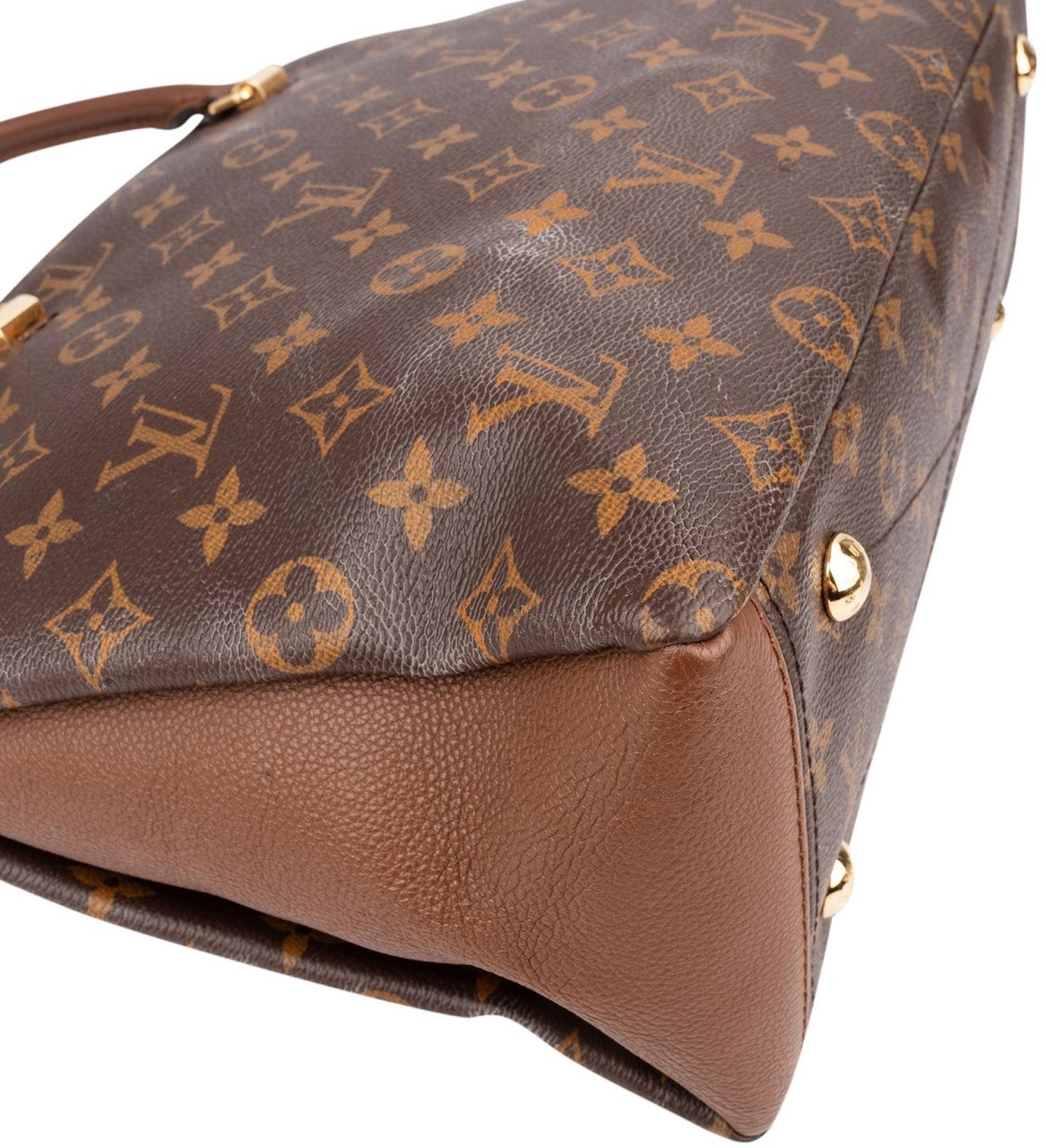 Louis Vuitton Monogram Canvas Pallas MM Handbag Bruin