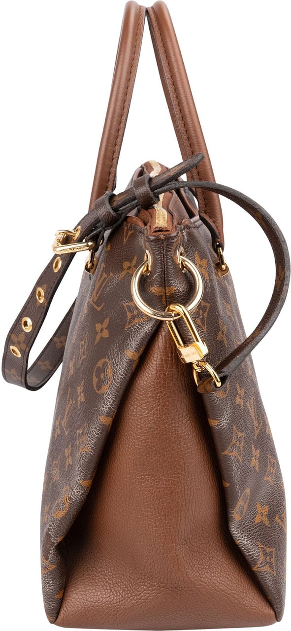 Louis Vuitton Monogram Canvas Pallas MM Handbag Bruin