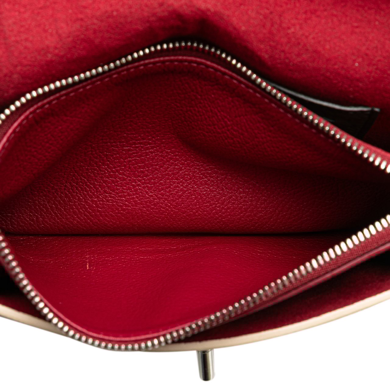 Louis Vuitton Bicolor Leather MyLockMe Chain Pochette Rood
