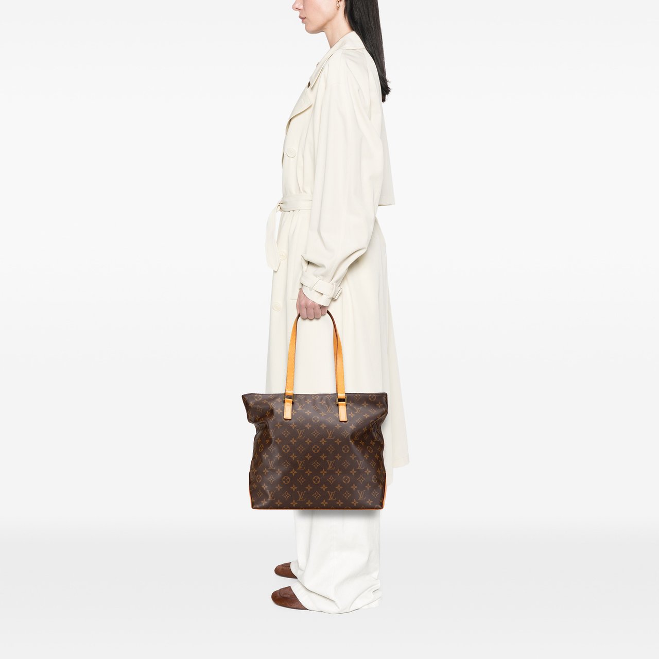 Louis Vuitton Monogram Cabas Mezzo Bruin