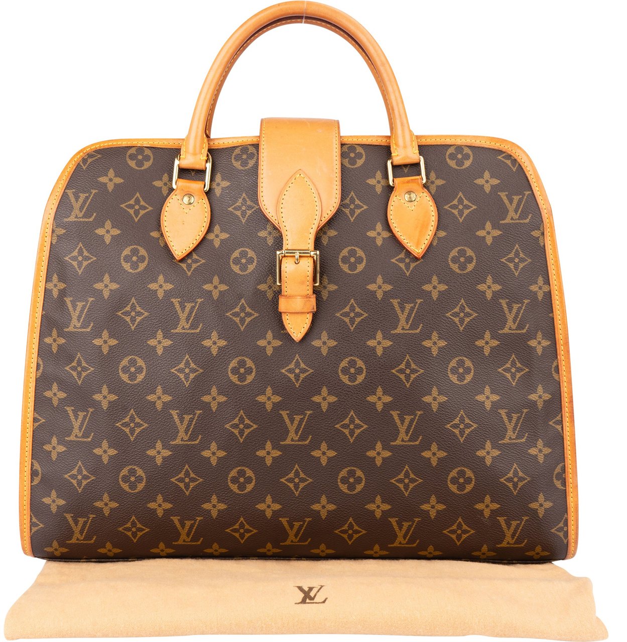 Louis Vuitton Louis Vuitton Canvas Monogram Rivoli Handbag Bruin