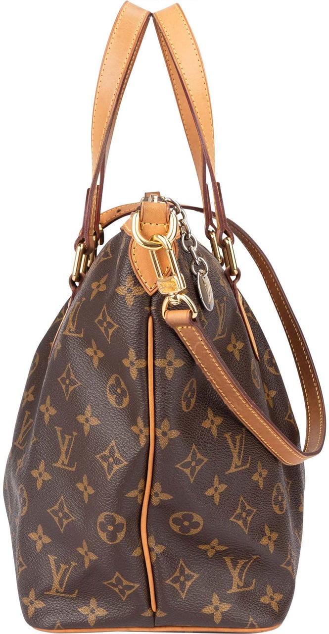 Louis Vuitton Louis Vuitton Canvas Monogram Palermo PM Handbag Bruin