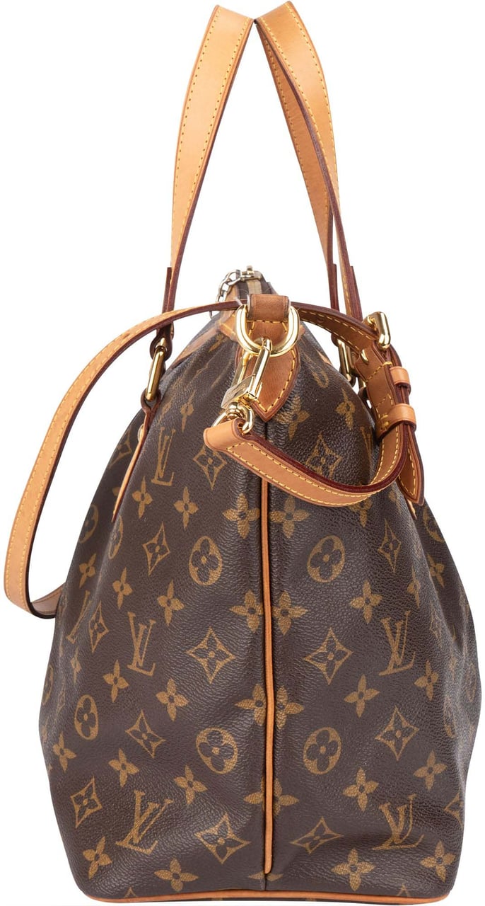 Louis Vuitton Louis Vuitton Canvas Monogram Palermo PM Handbag Bruin