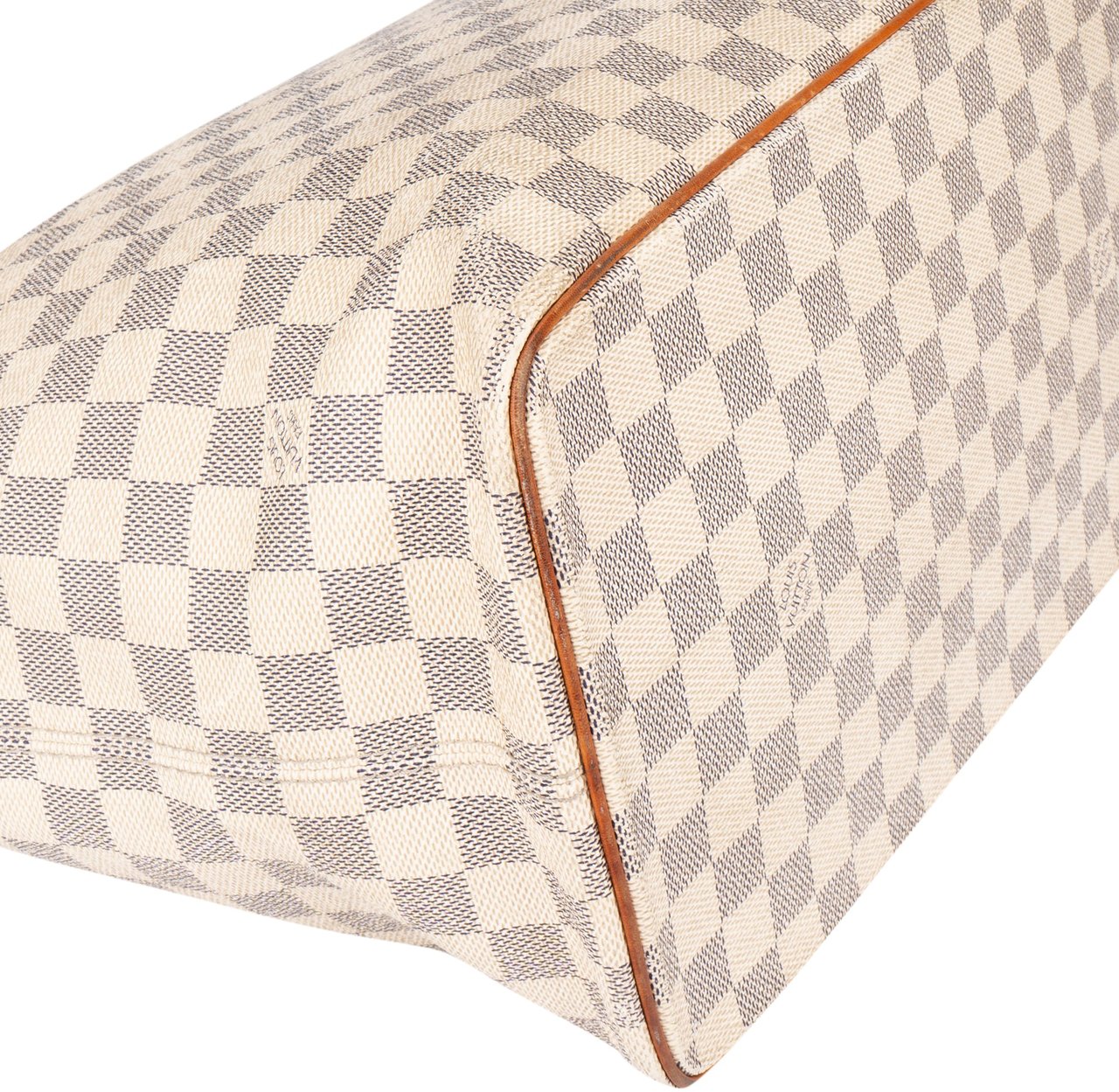 Louis Vuitton Damier Azur Monogram Saleya MM Handbag Wit