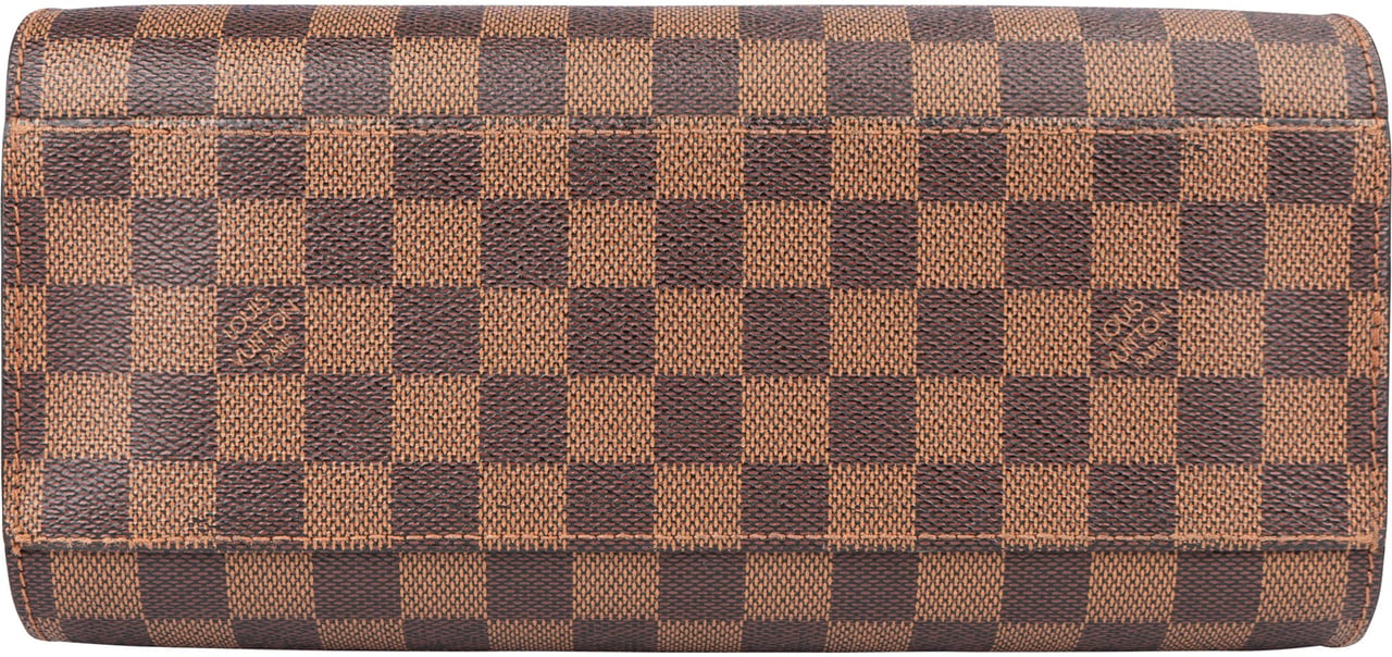 Louis Vuitton Damier Ebene Monogram Triana Handbag Bruin